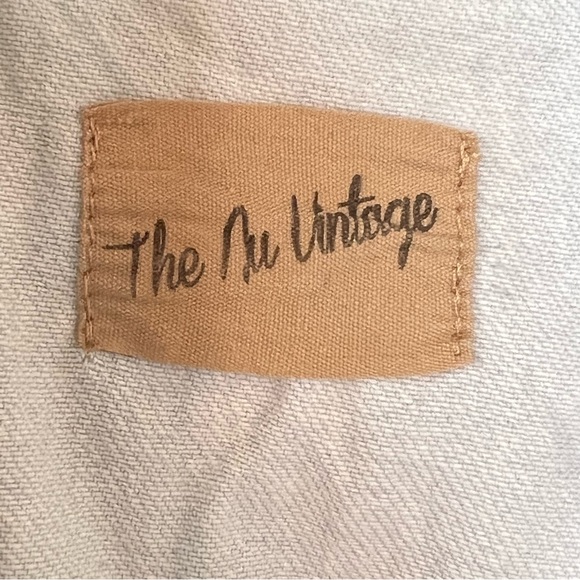 ⭐️ The Nu Vintage Denim Chambray Vintage Pin Up Style Button Down Shirt Jacket L - Picture 11 of 16